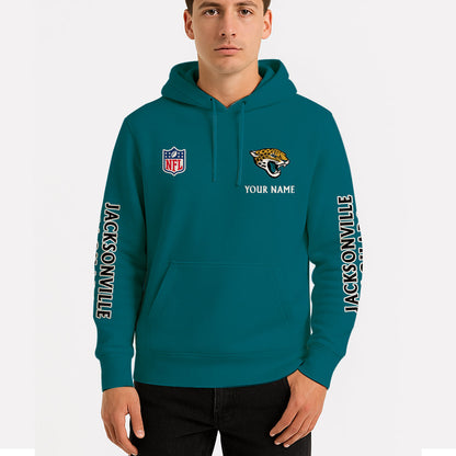 LIMITED EDITION - NEW CUSTOMIZED NFL30 JSJ JACKSONVILLE JAGUARS UNISEX HOODIE