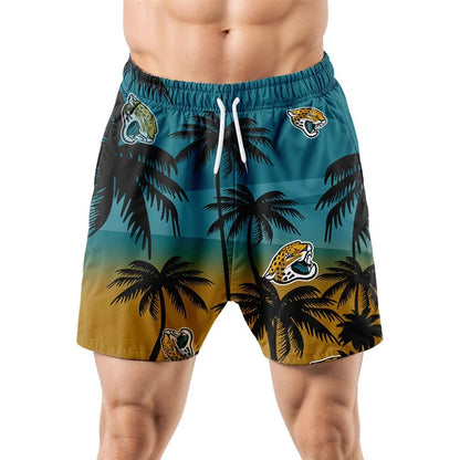 LIMITED EDITION - NEW CUSTOMIZED NFL30 JSJ JACKSONVILLE JAGUARS UNISEX HAWAIIAN SHIRT & SHORTS SET