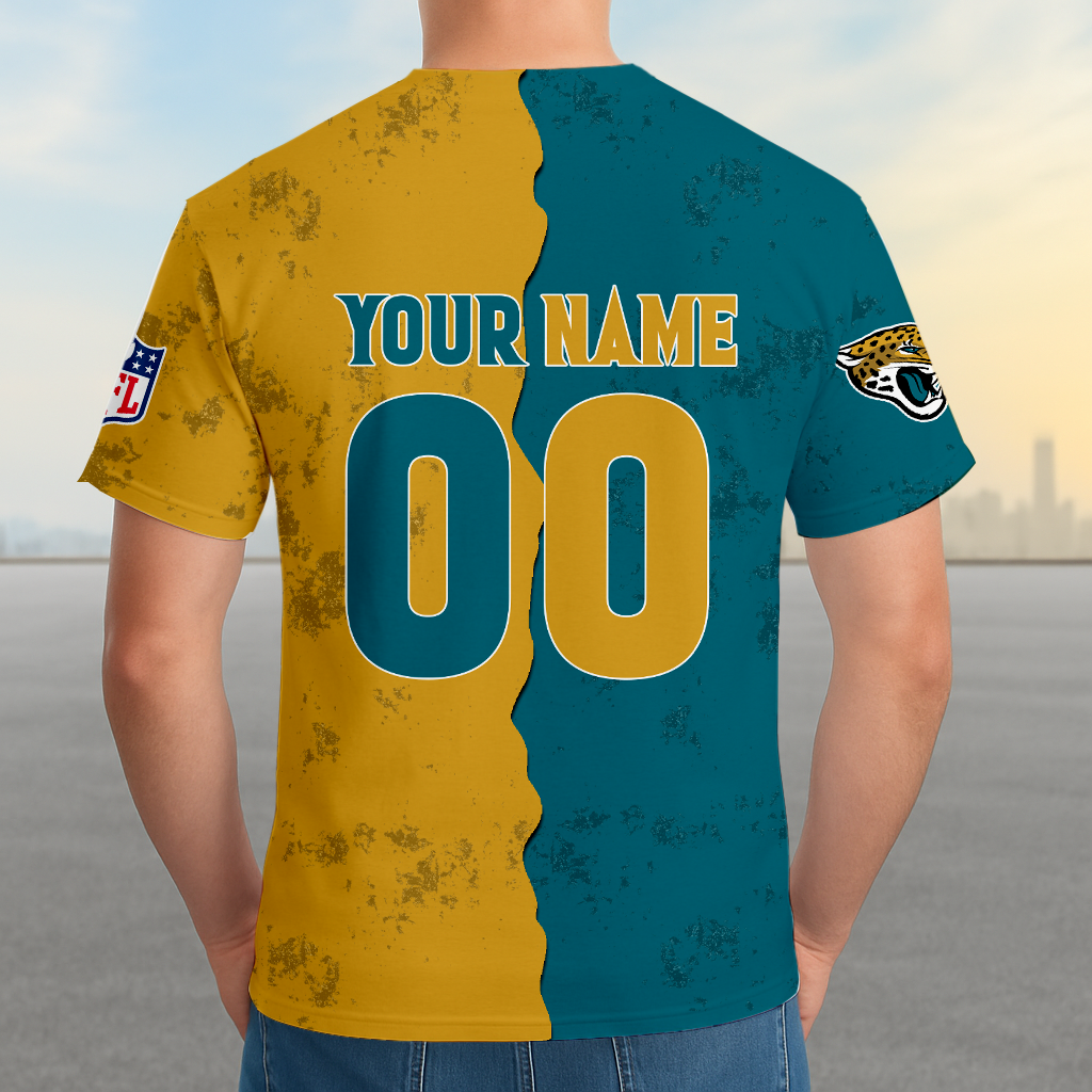 LIMITED EDITION - NEW CUSTOMIZED NFL30 JSJ JACKSONVILLE JAGUARS UNISEX T-SHIRT, POLO, HOODIE & JACKETS