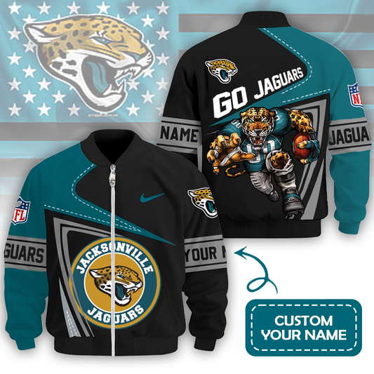 LIMITED EDITION - NEW CUSTOMIZED NFL30 JSJ JACKSONVILLE JAGUARS UNISEX T-SHIRT, POLO, HOODIE & JACKETS