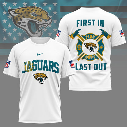 LIMITED EDITION - NEW CUSTOMIZED NFL30 JSJ JACKSONVILLE JAGUARS T-SHIRT | MULTIPLE COLORS AVAILABLE