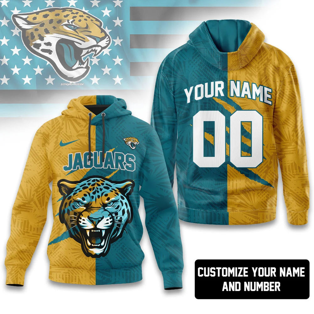 LIMITED EDITION - NEW CUSTOMIZED NFL30 JSJ JACKSONVILLE JAGUARS T-SHIRT, HOODIE, ZIP HOODIE