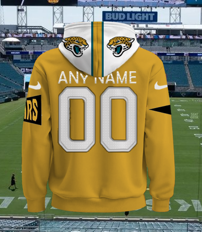 LIMITED EDITION - NEW CUSTOMIZED NFL30 JSJ JACKSONVILLE JAGUARS UNISEX T-SHIRT, POLO, HOODIE & JACKETS