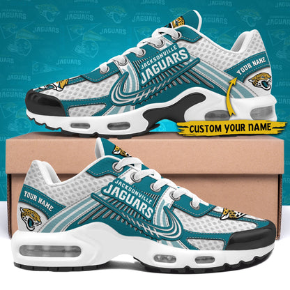 LIMITED EDITION - NEW CUSTOMIZED NFL30 JSJ JACKSONVILLE JAGUARS UNISEX AIR MAX PLUS SNEAKERS
