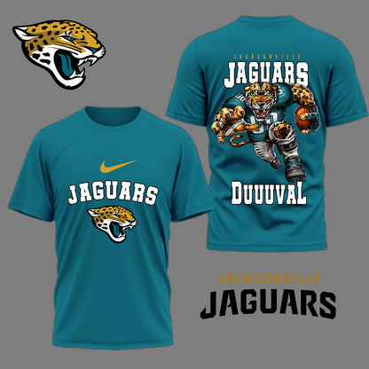 LIMITED EDITION - NEW CUSTOMIZED NFL30 JSJ JACKSONVILLE JAGUARS NATION GEAR 3D SHIRT