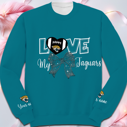 LIMITED EDITION - NEW CUSTOMIZED NFL30 JSJ JACKSONVILLE JAGUARS UNISEX T-SHIRT, POLO, HOODIE & JACKETS