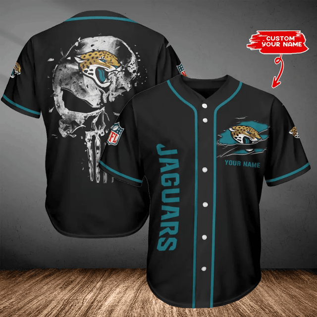 LIMITED EDITION - NEW CUSTOMIZED NFL30 JSJ JACKSONVILLE JAGUARS BASEBALL JERSEY
