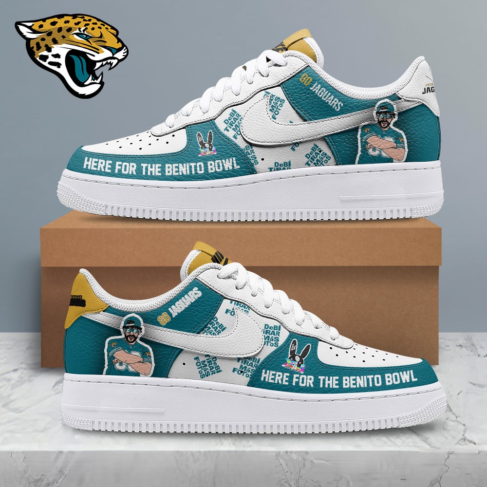 LIMITED EDITION - NEW CUSTOMIZED NFL30 JSJ JACKSONVILLE JAGUARS SUPER BOWL HALFTIME SHOW AF1 SHOES
