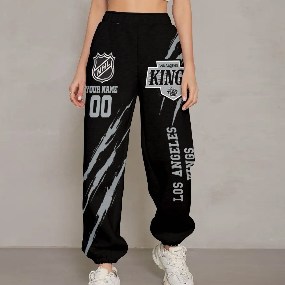 LIMITED EDITION - NEW CUSTOMIZED NHL16 LAK LOS ANGELES KINGS UNISEX LONG PANTS