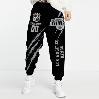 LIMITED EDITION - NEW CUSTOMIZED NHL16 LAK LOS ANGELES KINGS UNISEX LONG PANTS