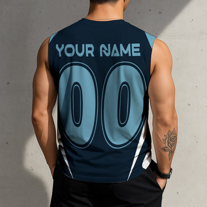 LIMITED EDITION - NEW CUSTOMIZED NHL20 STK SEATTLE KRAKEN TANK TOP & GYM SHIRT