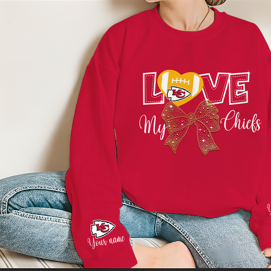 LIMITED EDITION - NEW CUSTOMIZED NFL01 KCC KANSAS CITY CHIEFS UNISEX T-SHIRT, POLO, HOODIE & JACKETS