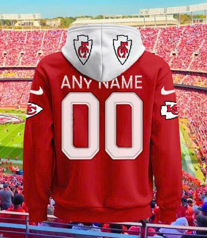 LIMITED EDITION - NEW CUSTOMIZED NFL01 KCC KANSAS CITY CHIEFS UNISEX T-SHIRT, POLO, HOODIE & JACKETS