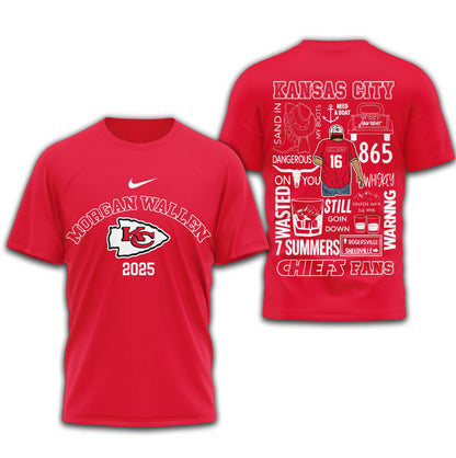 LIMITED EDITION - NEW CUSTOMIZED NFL01 KCC KANSAS CITY CHIEFS T-SHIRT | MULTIPLE COLORS AVAILABLE