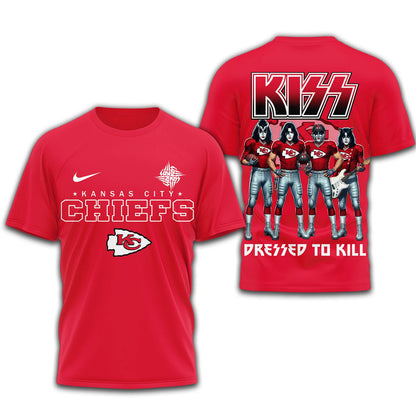 LIMITED EDITION - NEW CUSTOMIZED NFL01 KCC KANSAS CITY CHIEFS T-SHIRT | MULTIPLE COLORS AVAILABLE