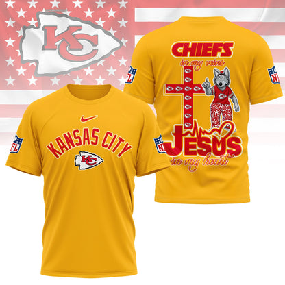 LIMITED EDITION - NEW CUSTOMIZED NFL01 KCC KANSAS CITY CHIEFS T-SHIRT | MULTIPLE COLORS AVAILABLE