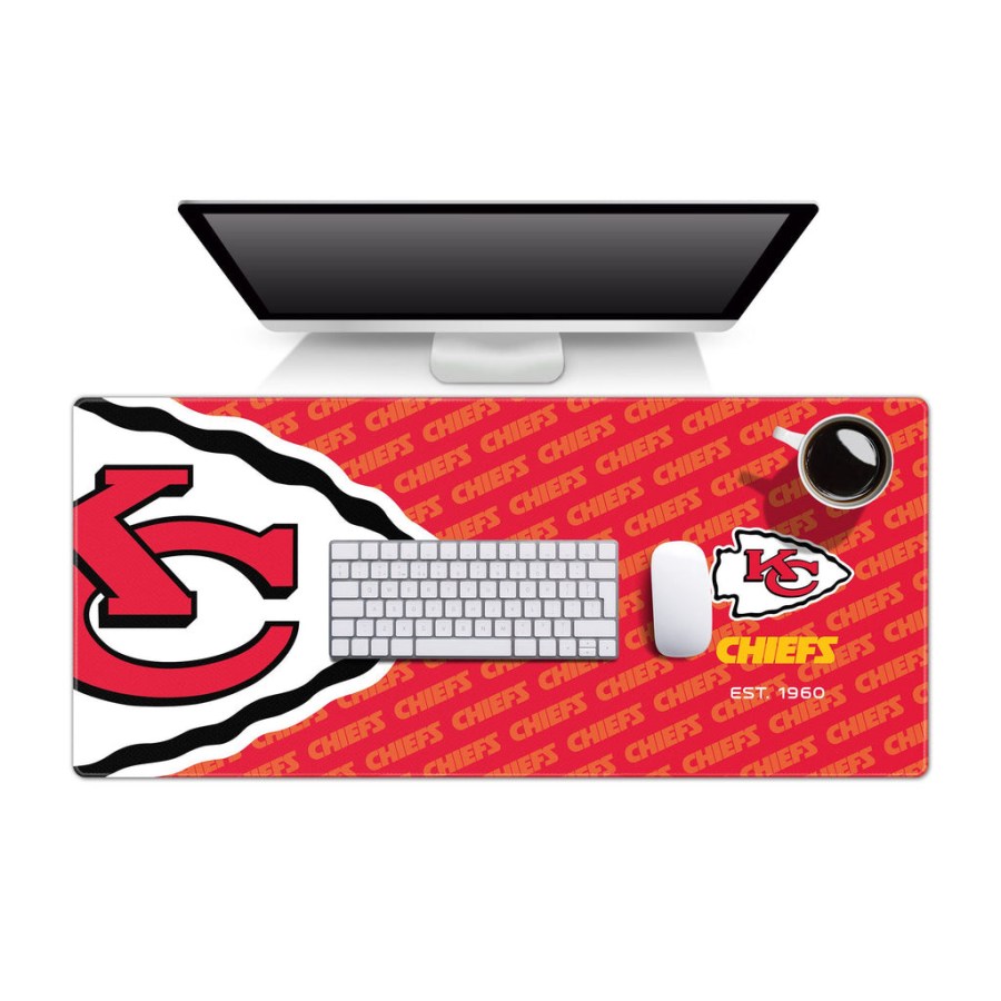 LIMITED EDITION - NEW CUSTOMIZED NFL01 KCC KANSAS CITY CHIEFS MOUSE MAT