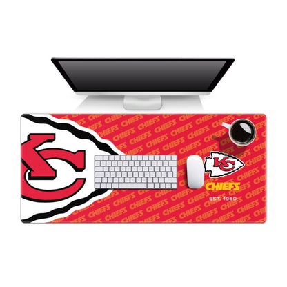 LIMITED EDITION - NEW CUSTOMIZED NFL01 KCC KANSAS CITY CHIEFS MOUSE MAT
