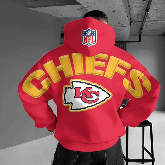 LIMITED EDITION - NEW CUSTOMIZED NFL01 KC CHIEFS V-NECK BASKETBALL JERSEY, HOODIE, ZIP HOODIE
