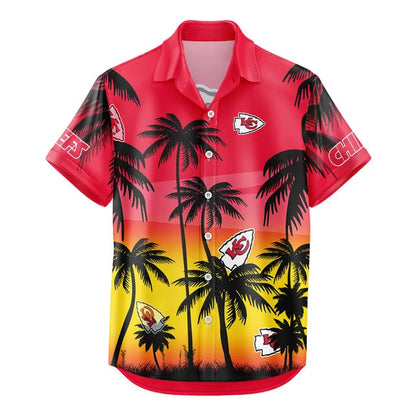 LIMITED EDITION - NEW CUSTOMIZED NFL01 KCC KANSAS CITY CHIEFS UNISEX HAWAIIAN SHIRT & SHORTS SET
