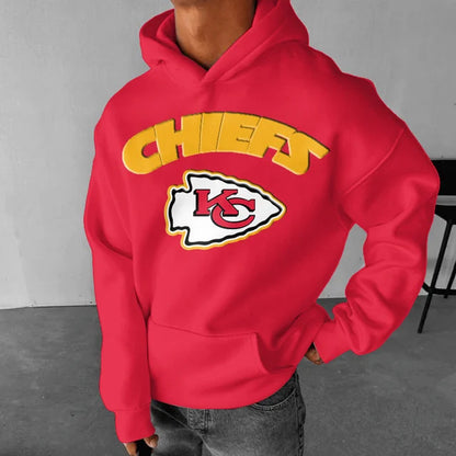 LIMITED EDITION - NEW CUSTOMIZED NFL01 KC CHIEFS V-NECK BASKETBALL JERSEY, HOODIE, ZIP HOODIE