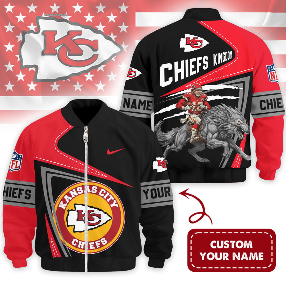 LIMITED EDITION - NEW CUSTOMIZED NFL01 KCC KANSAS CITY CHIEFS UNISEX T-SHIRT, POLO, HOODIE & JACKETS