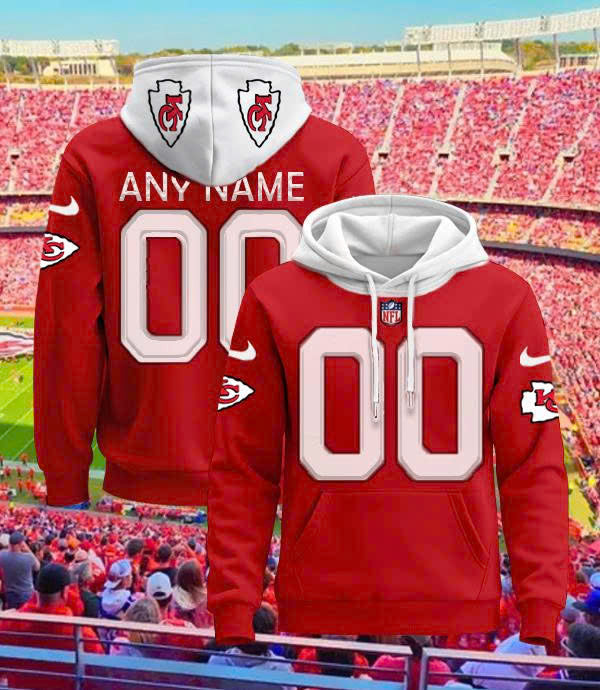 LIMITED EDITION - NEW CUSTOMIZED NFL01 KCC KANSAS CITY CHIEFS UNISEX T-SHIRT, POLO, HOODIE & JACKETS
