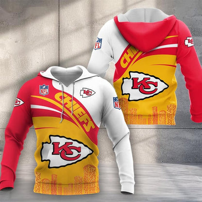 LIMITED EDITION - NEW CUSTOMIZED NFL01 KCC KANSAS CITY CHIEFS UNISEX T-SHIRT, POLO, HOODIE & JACKETS