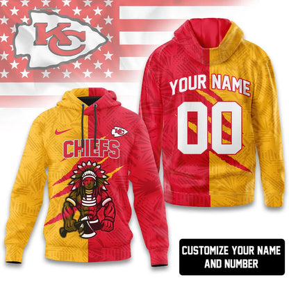 LIMITED EDITION - NEW CUSTOMIZED NFL01 KCC KANSAS CITY CHIEFS T-SHIRT, HOODIE, ZIP HOODIE