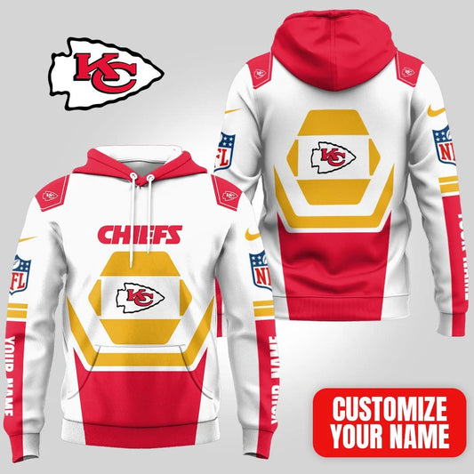 LIMITED EDITION - NEW CUSTOMIZED NFL01 KCC KANSAS CITY CHIEFS UNISEX T-SHIRT, POLO, HOODIE & JACKETS