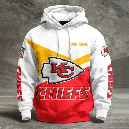 LIMITED EDITION - NEW CUSTOMIZED NFL01 KCC KANSAS CITY CHIEFS UNISEX T-SHIRT, POLO, HOODIE & JACKETS