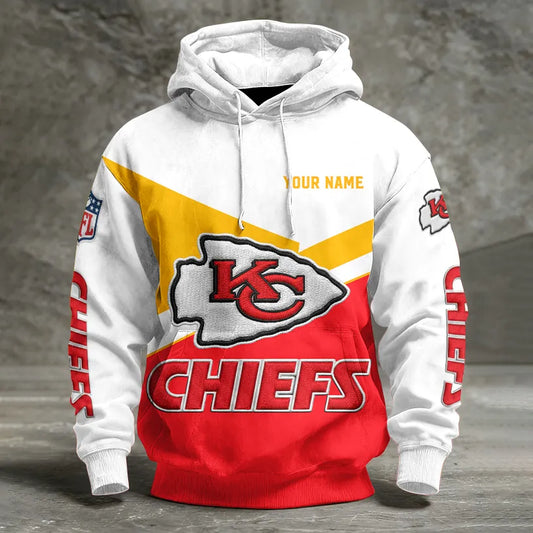 LIMITED EDITION - NEW CUSTOMIZED NFL01 KCC KANSAS CITY CHIEFS UNISEX T-SHIRT, POLO, HOODIE & JACKETS