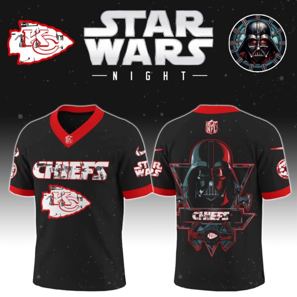LIMITED EDITION - NEW CUSTOMIZED NFL01 KCC KANSAS CITY CHIEFS V-NECK BASKETBALL JERSEY