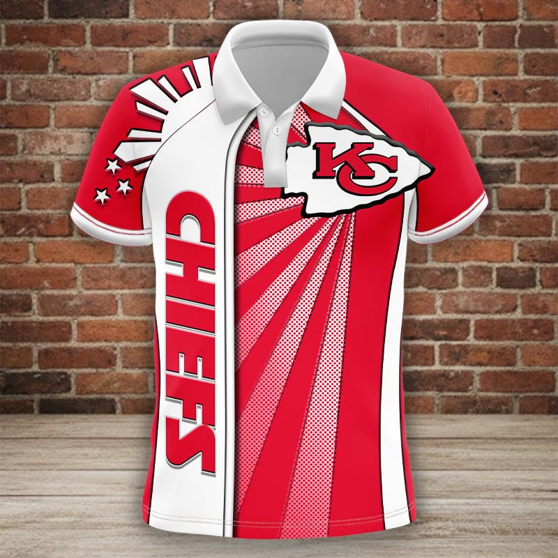 LIMITED EDITION - NEW CUSTOMIZED NFL01 KCC KANSAS CITY CHIEFS UNISEX T-SHIRT, POLO, HOODIE & JACKETS
