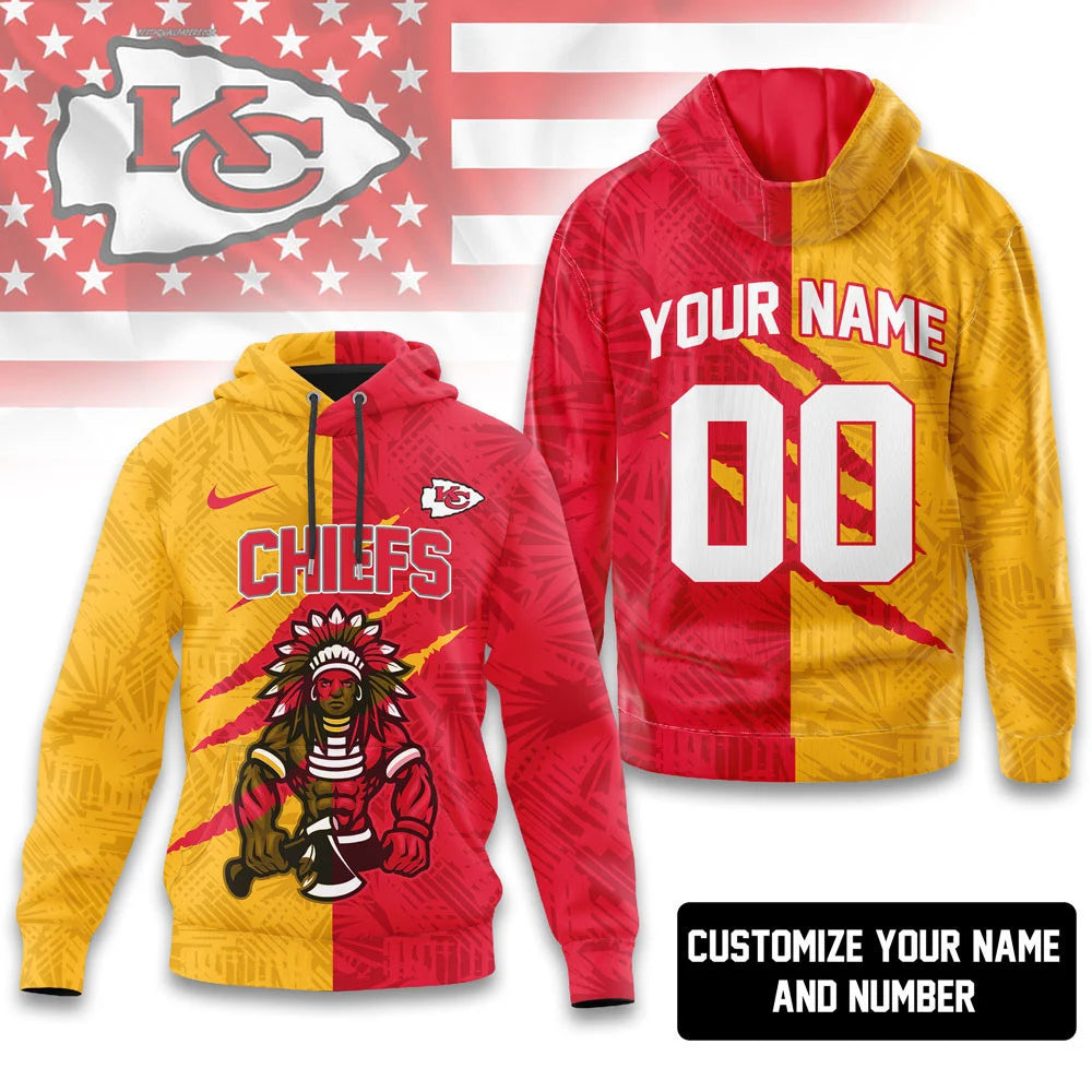 LIMITED EDITION - NEW CUSTOMIZED NFL01 KCC KANSAS CITY CHIEFS T-SHIRT, HOODIE, ZIP HOODIE