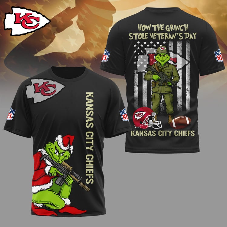 LIMITED EDITION - NEW CUSTOMIZED NFL01 KCC KANSAS CITY CHIEFS 3D SHIRT