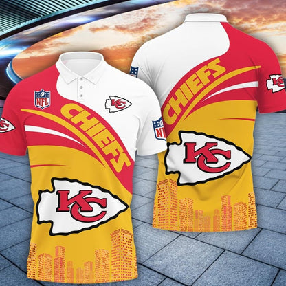 LIMITED EDITION - NEW CUSTOMIZED NFL01 KCC KANSAS CITY CHIEFS UNISEX T-SHIRT, POLO, HOODIE & JACKETS