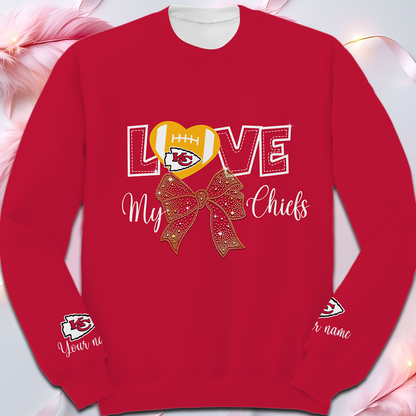 LIMITED EDITION - NEW CUSTOMIZED NFL01 KCC KANSAS CITY CHIEFS UNISEX T-SHIRT, POLO, HOODIE & JACKETS