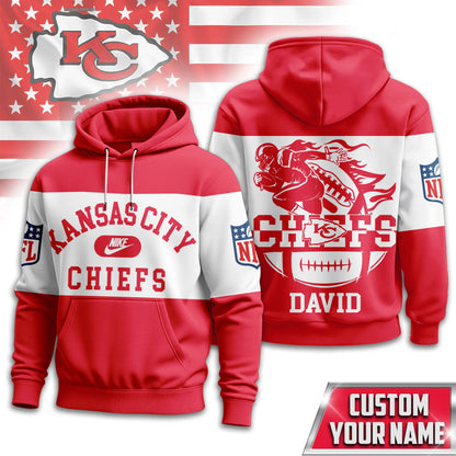 LIMITED EDITION - NEW CUSTOMIZED NFL01 KCC KANSAS CITY CHIEFS T-SHIRT, HOODIE, ZIP HOODIE