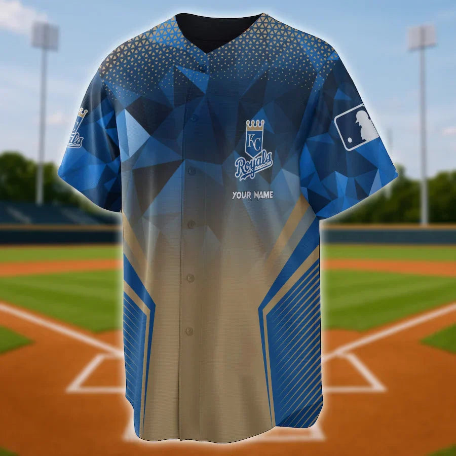 LIMITED EDITION - NEW CUSTOMIZED MLB19 KCR KANSAS CITY ROYALS BASEBALL JERSEY