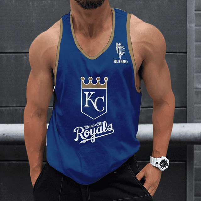 LIMITED EDITION - NEW CUSTOMIZED MLB19 KANSAS CITY ROYALS UNISEX TANK TOP