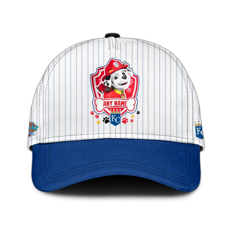 LIMITED EDITION - NEW CUSTOMIZED MLB19 KCR KANSAS CITY ROYALS x PAW PATROL BASEBALL JERSEY & CAP