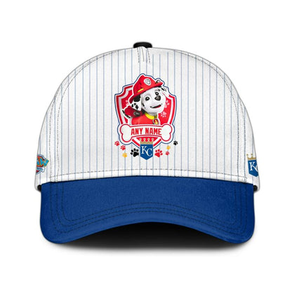 LIMITED EDITION - NEW CUSTOMIZED MLB19 KCR KANSAS CITY ROYALS x PAW PATROL BASEBALL JERSEY & CAP