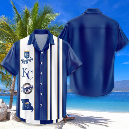 LIMITED EDITION - NEW CUSTOMIZED MLB19 KCR KANSAS CITY ROYALS UNISEX HAWAIIAN SHIRT