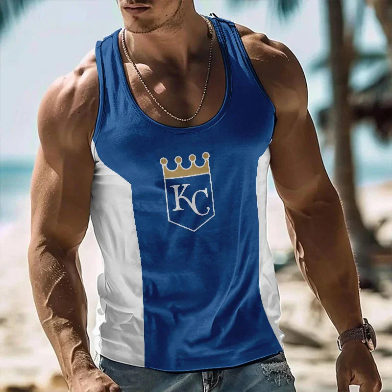 [FLASH SALE] NEW CUSTOMIZED MLB19 KANSAS CITY ROYALS UNISEX TANK TOP