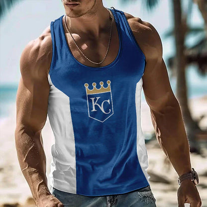 [FLASH SALE] NEW CUSTOMIZED MLB19 KANSAS CITY ROYALS UNISEX TANK TOP