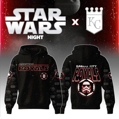 LIMITED EDITION - NEW CUSTOMIZED MLB19 KC ROYALS x STAR WARS T-SHIRT, HOODIE, ZIP HOODIE