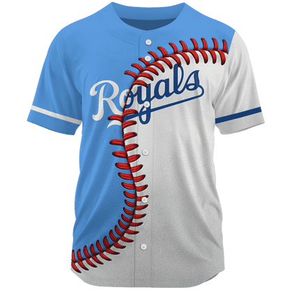 LIMITED EDITION - NEW CUSTOMIZED MLB19 KCR KANSAS CITY ROYALS BASEBALL JERSEY