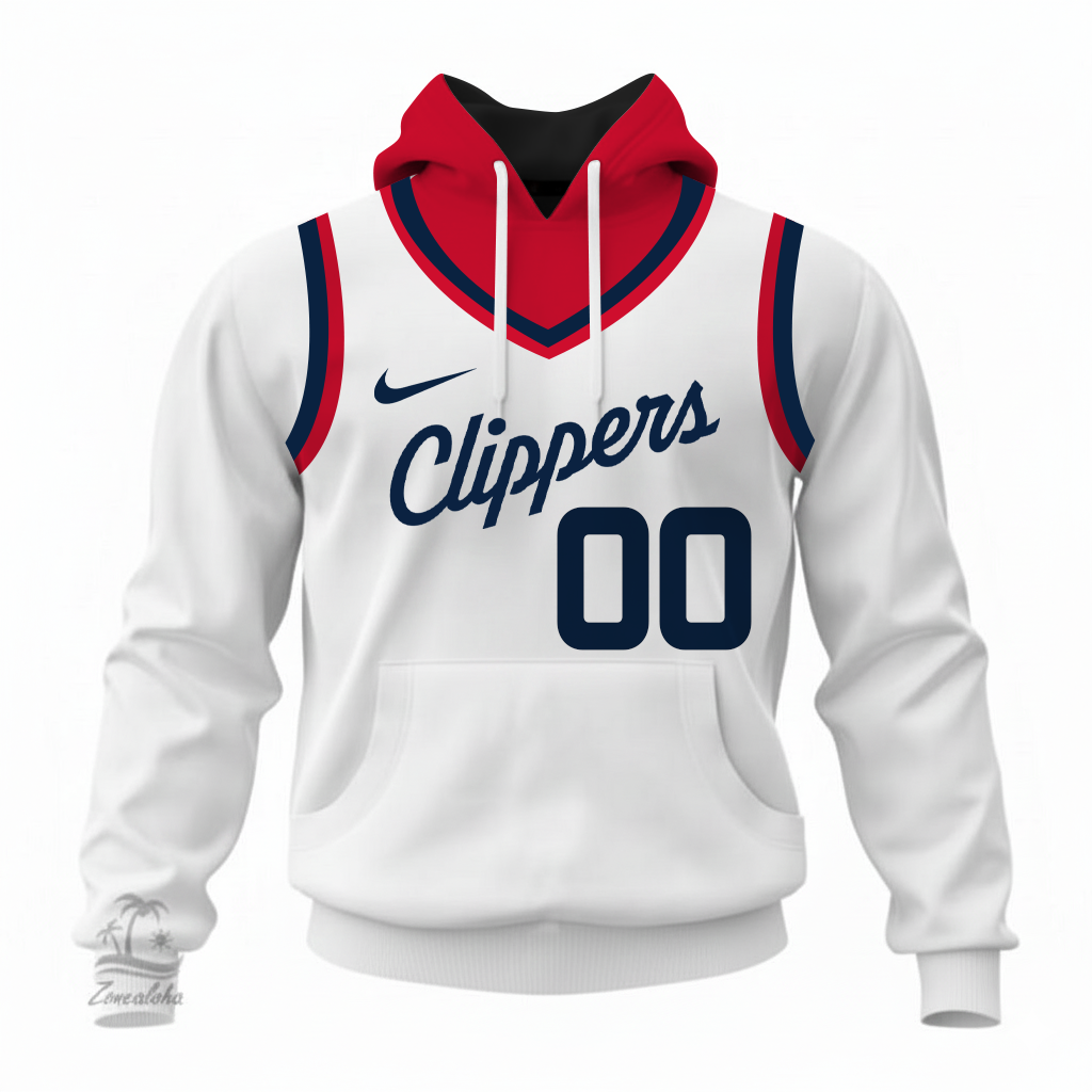 LIMITED EDITION - NEW CUSTOMIZED NBA10 LC LOS ANGELES CLIPPERS UNISEX T-SHIRT, POLO, HOODIE & JACKETS