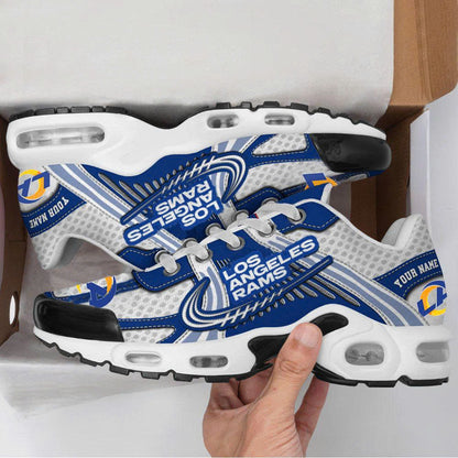 LIMITED EDITION - NEW CUSTOMIZED NFL22 LAR LOS ANGELES RAMS UNISEX AIR MAX PLUS SNEAKERS